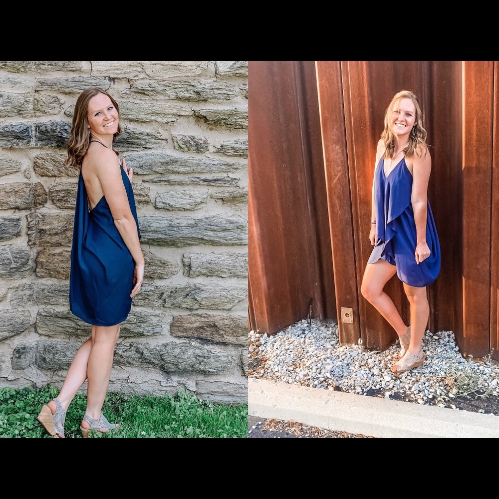 Blue dress